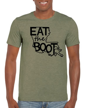 Eat The Boot: Military green