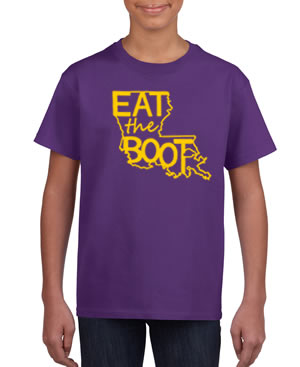 Eat The Boot Youth: Purple and Yellow