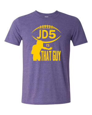 Purple and Yellow: JD5 Is That Guy