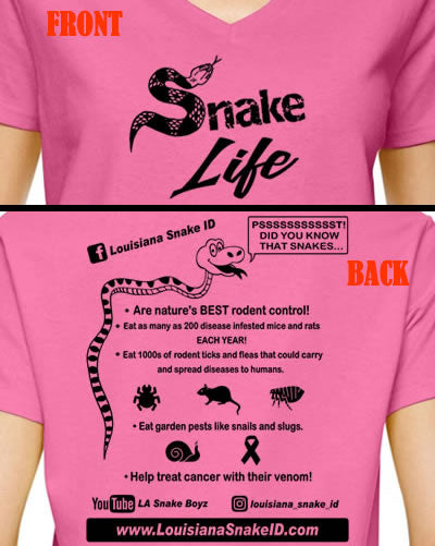 Snake Life: Pink Women's V-neck