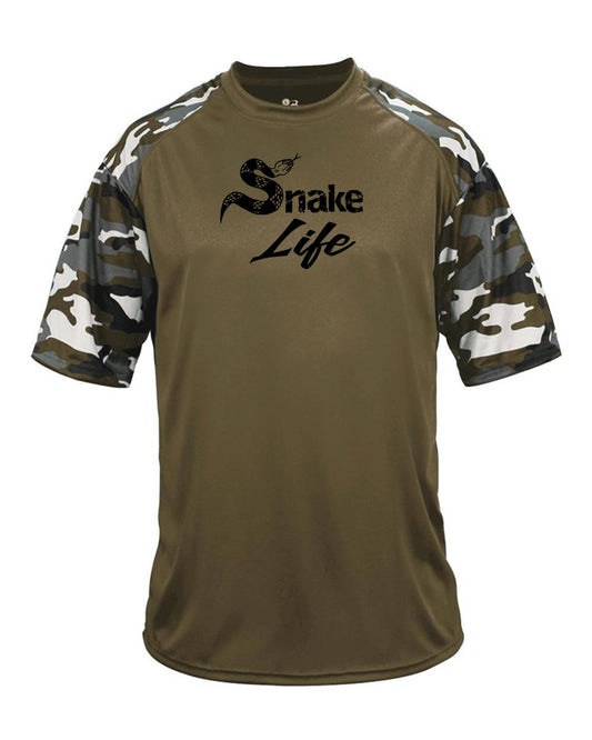 Snake Life Youth: Brown Camo Sleeve