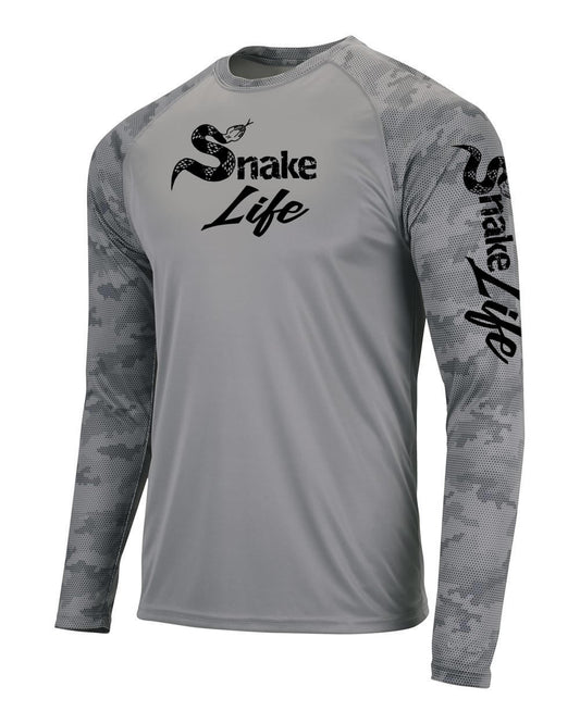 Snake Life: Grey Long Camo Sleeve