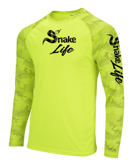 Snake Life: Yellow Long Camo Sleeve