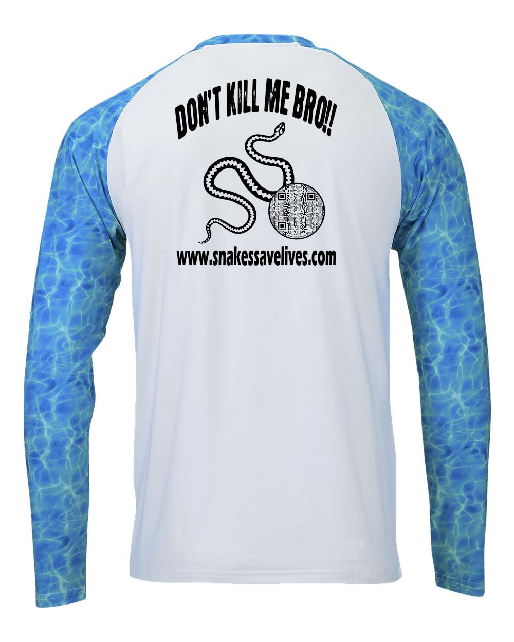 Snake Life: Blue Long Water Sleeve