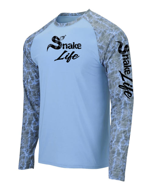 Snake Life: Blue-Grey Long Water Sleeve