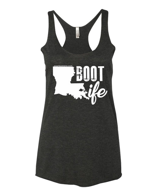 Dark-Grey Women's Tank: Boot Life