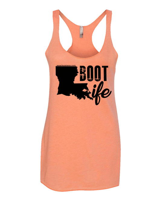 Oragne Women's Tank: Boot Life