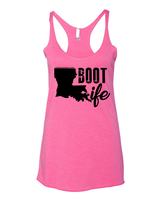 Pink Women's Tank: Boot Life