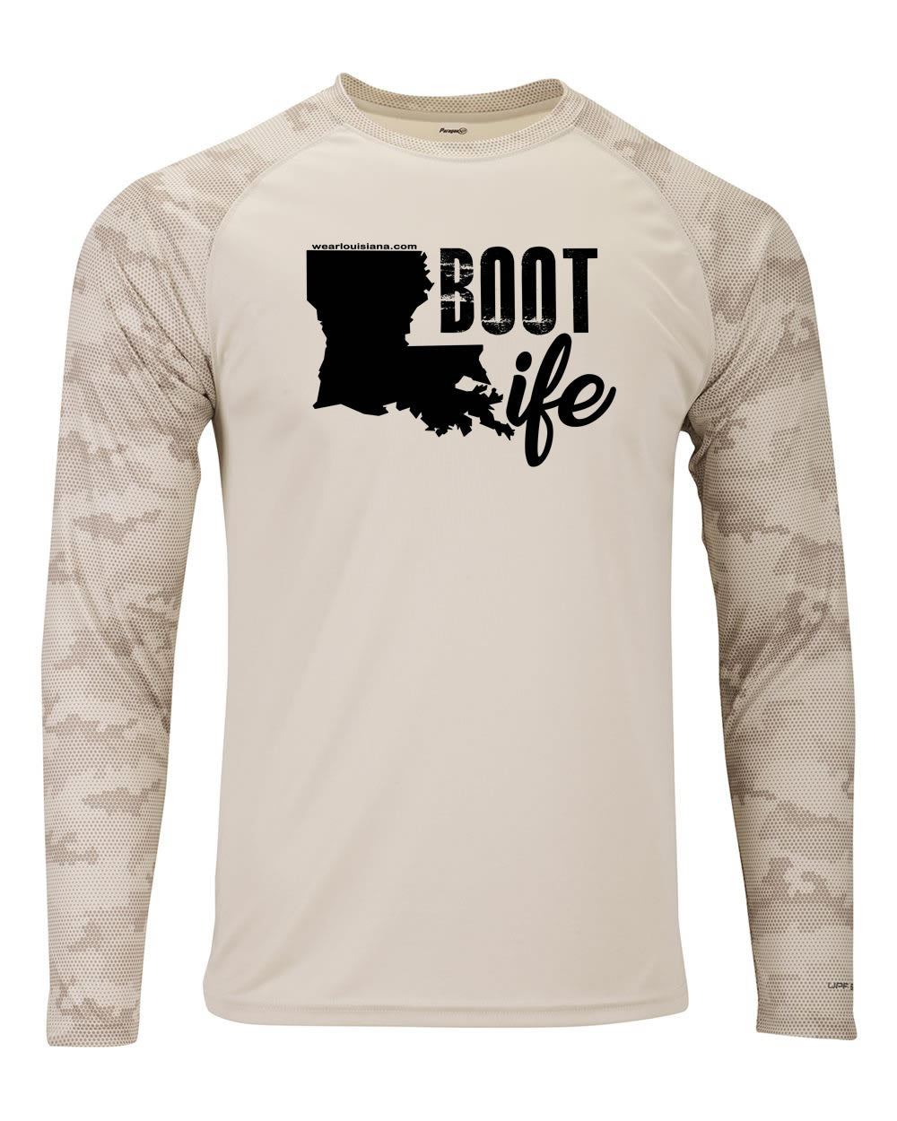 Sand Camo Long Sleeve: Boot Life