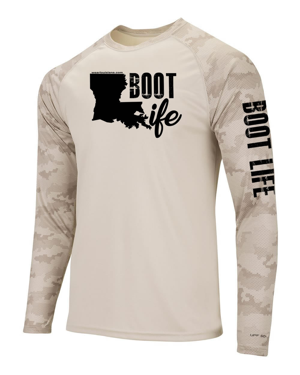 Sand Camo Long Sleeve: Boot Life