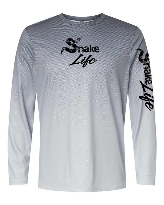 Snake Life: Black and Charcoal Long Sleeve