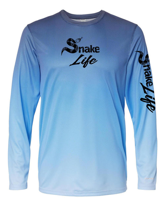 Snake Life: Navy and Royal Blue Long Sleeve